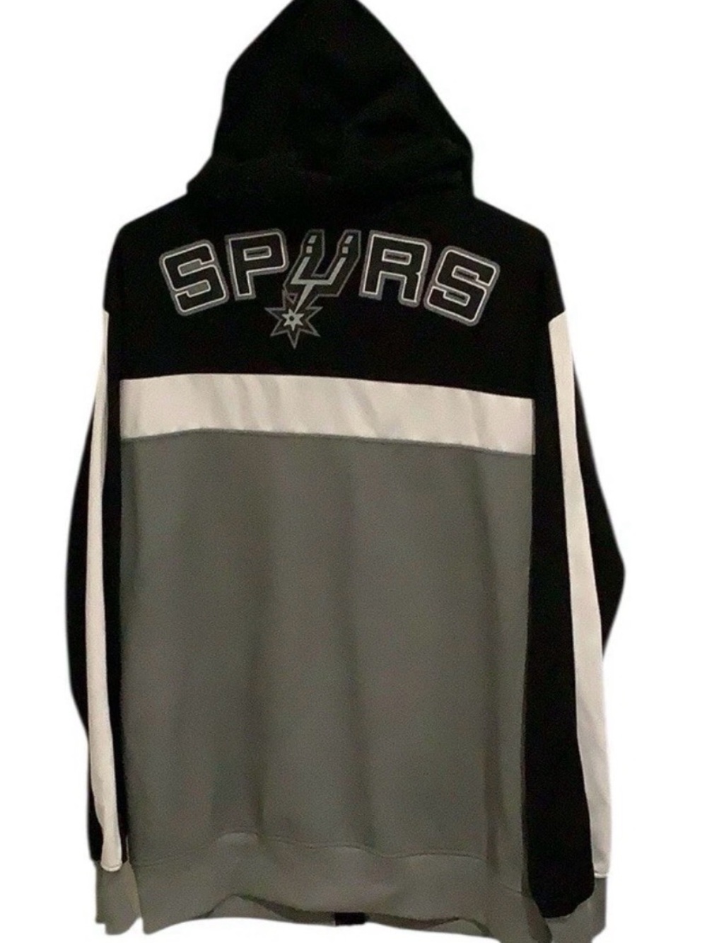 NBA San Antonio Spurs Full Zipper Warm Up Jacket With Hood